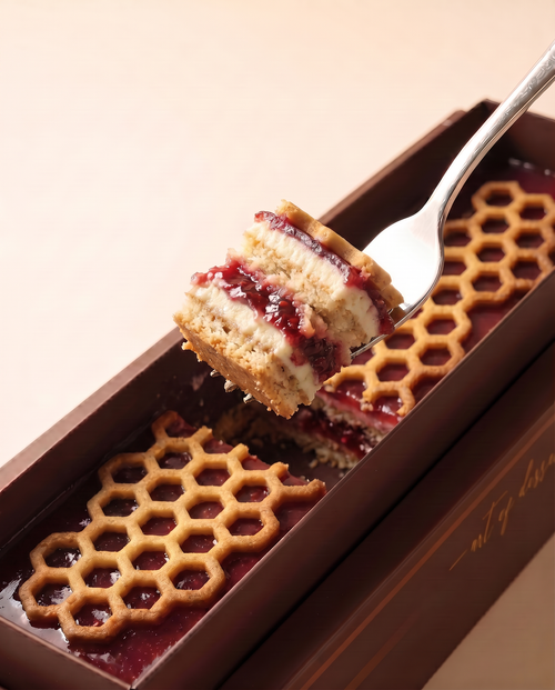 FRAMBUAZ COOKIE CHEESECAKE